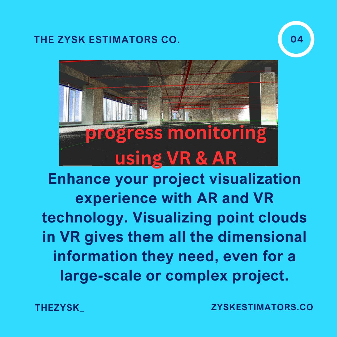 costestimators's tweet photo. Elevate your construction estimation game with these state-of-the-art tools:
1- 3D Scanning 
2- AI-Powered Estimation Software:
3- Augmented Reality (AR) Apps: 
4- Drones for Site Surveys: 
5- Blockchain for Contracts: 
#Construction #Estimating #Innovation #costestimation https://t.co/rsR23hmQXD