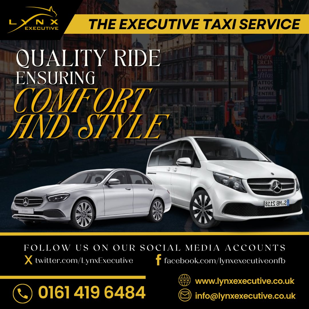 Experience luxury and convenience in every ride with our executive taxi service.
#knutsford #wilmslow #bramhall #poynton
<a href="/macclesfield/">Macclesfield Town</a> #manchesterairport #hale #altrincham #tameside #denton #hyde #didsbury #gatley #heatons #newmills #romiley #adswood