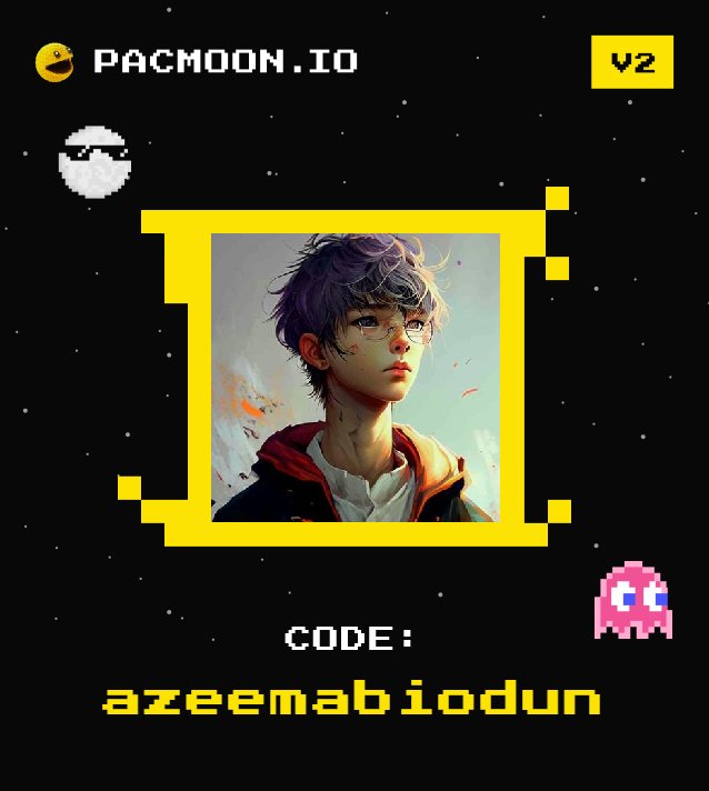 AzeemAbiodun's tweet image. @pacmoon_  $pac 

I just register for the @pacmoon_ creator program

I will love to connect with every other #pacmoon creators.

🤝🤝🤝🤝

Gm #Pacfam