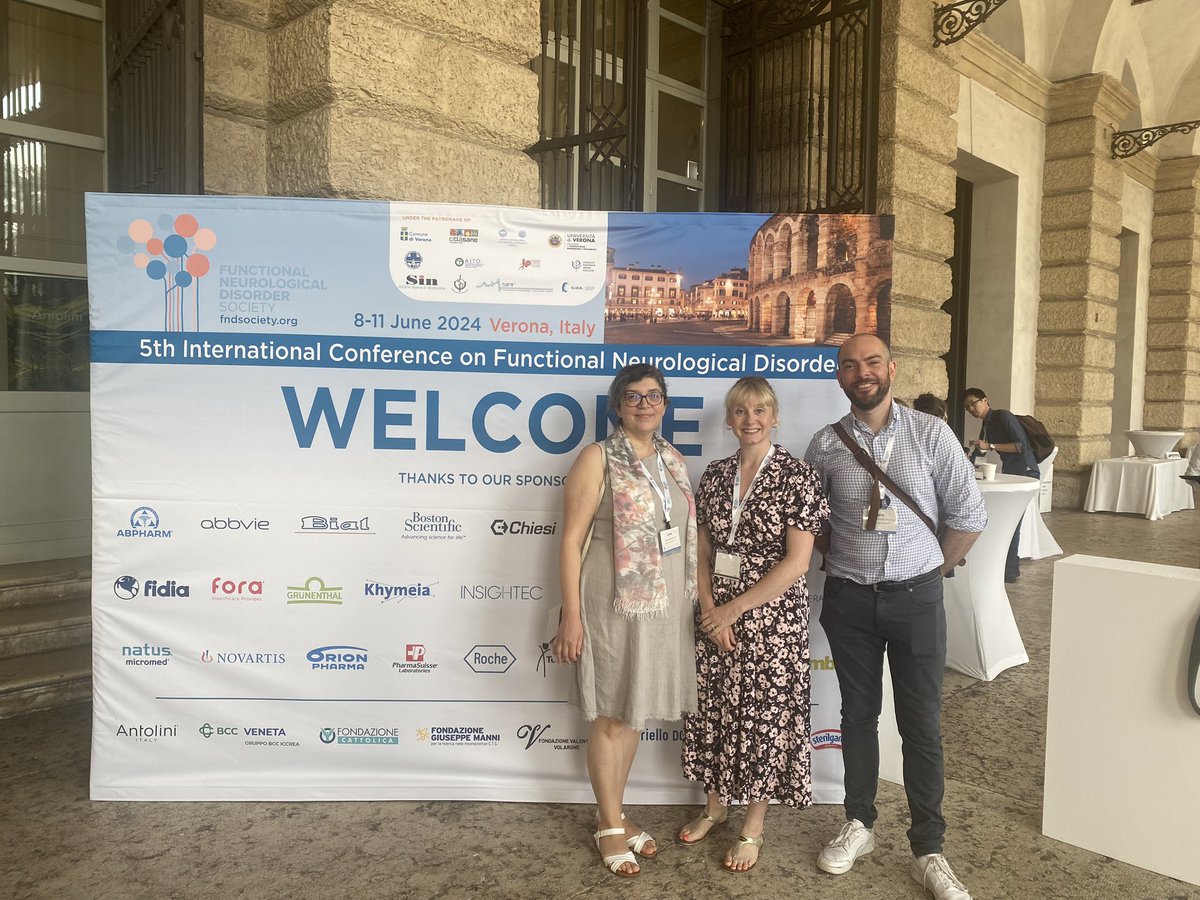 So excited to be here at #verona24 for the <a href="/fndsociety/">Functional Neurological Disorder Society</a> international conference with my colleagues from <a href="/northbristolNHS/">North Bristol NHS Trust</a>. Huge amounts of information on day 1 to take back to the team and put into action. #FND