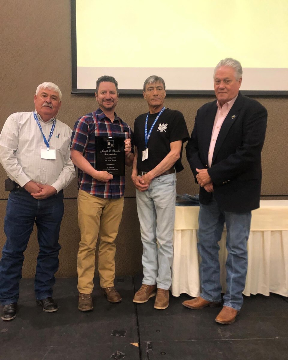 Proud to be awarded the New Mexico Rural Water Association’s Legislator of the year award recently!