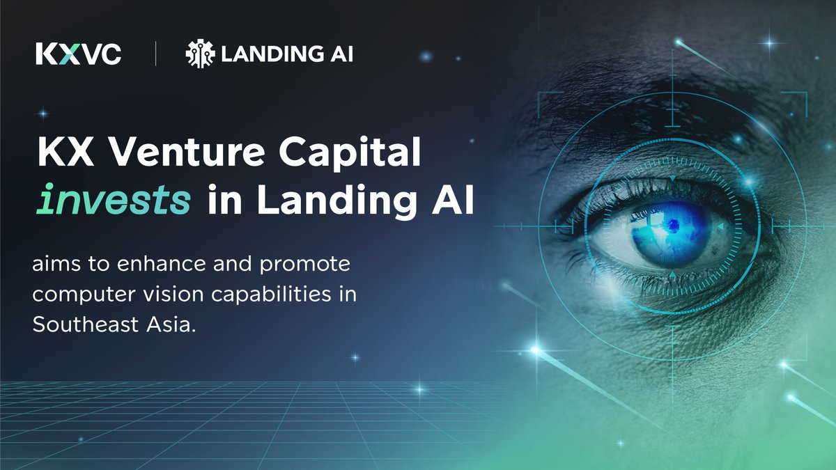 KXVC has proudly invested in the Series A round of LandingAI, a Silicon Valley leader in Computer Vision technology founded by AI expert Dr. Andrew Ng. This strategic investment aims to boost computer vision capabilities across Southeast Asia.​ #KASIKORNX #KXVC #LandingAI