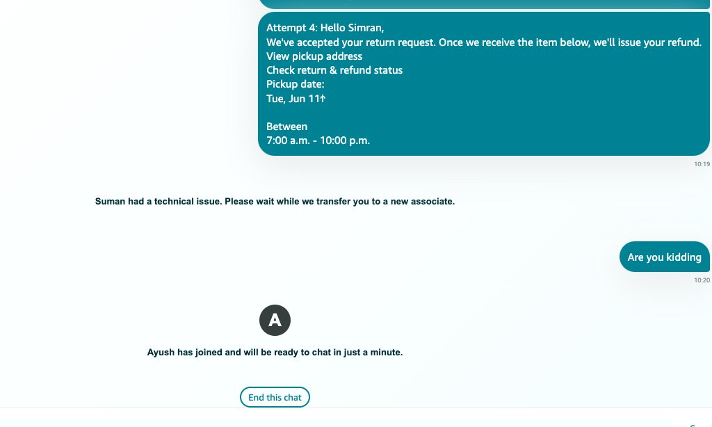 simranah's tweet photo. @AmazonHelp Are you kidding me???? https://t.co/VHIsVGiiiF