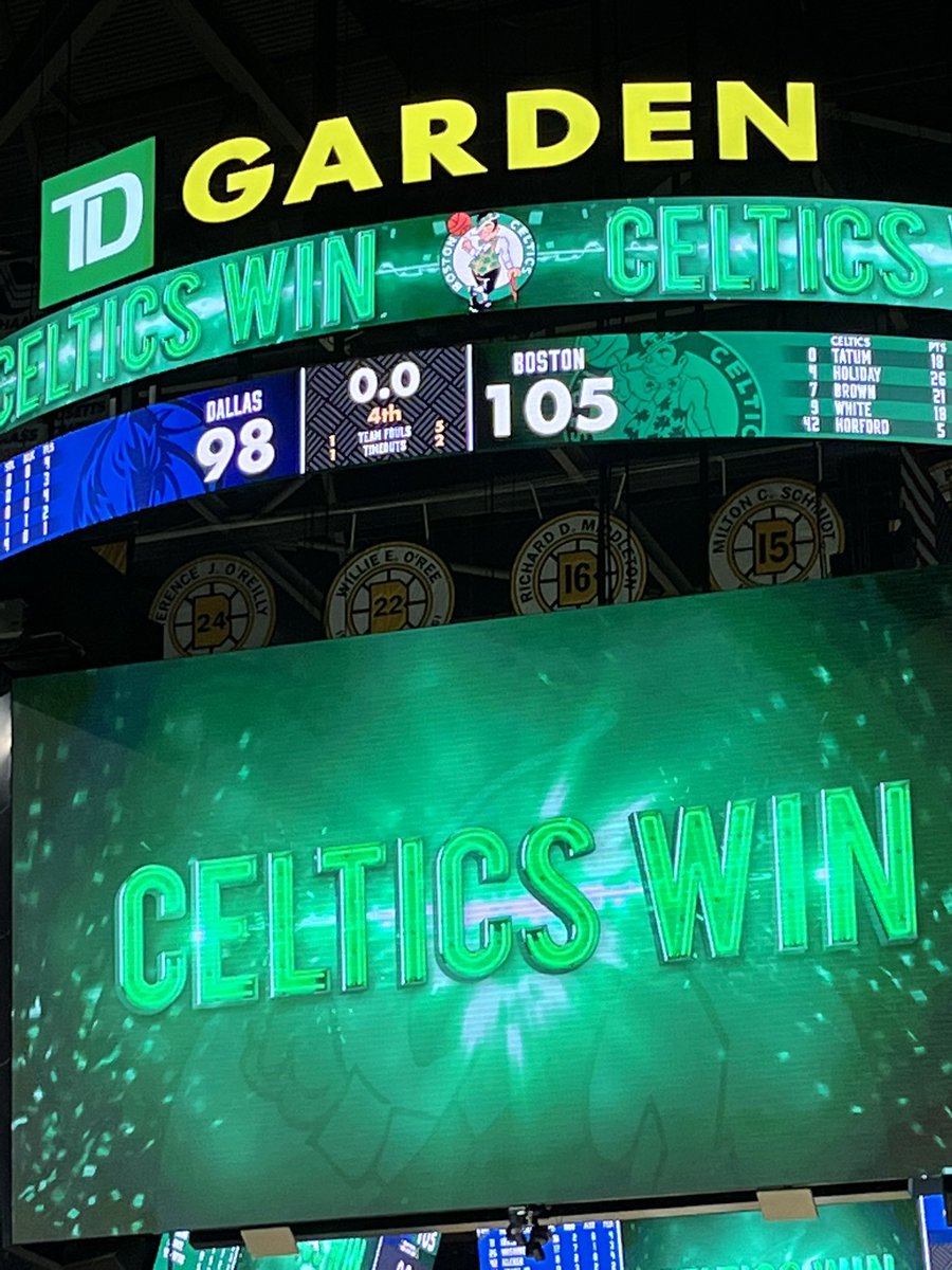 BostonSp0rtsDad's tweet photo. Let’s Go Celtics!☘️ 2-0! #NBA #NBAFinals #DifferentHere #Celtics #NBAPlayoffs https://t.co/caaItCLShR