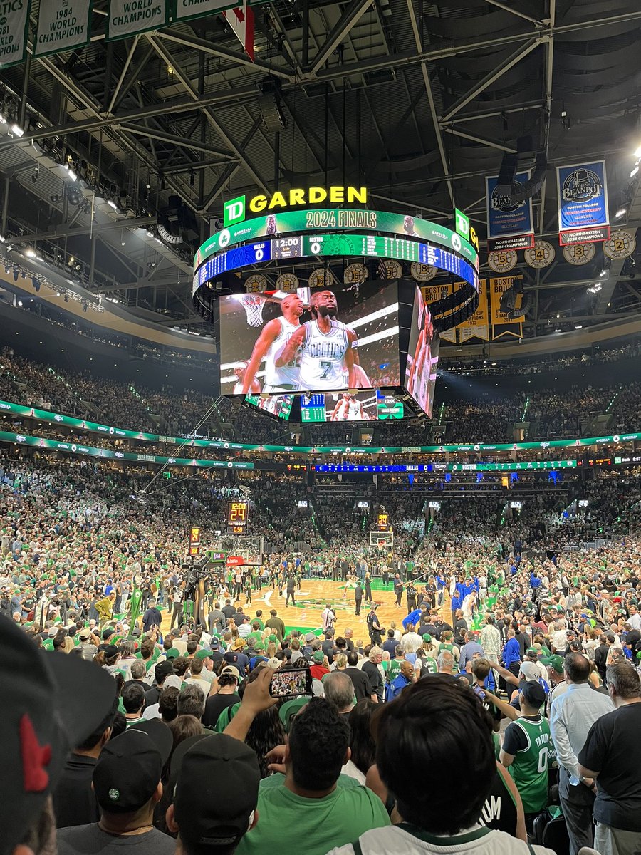 BostonSp0rtsDad's tweet photo. Let’s Go Celtics!☘️ 2-0! #NBA #NBAFinals #DifferentHere #Celtics #NBAPlayoffs https://t.co/caaItCLShR
