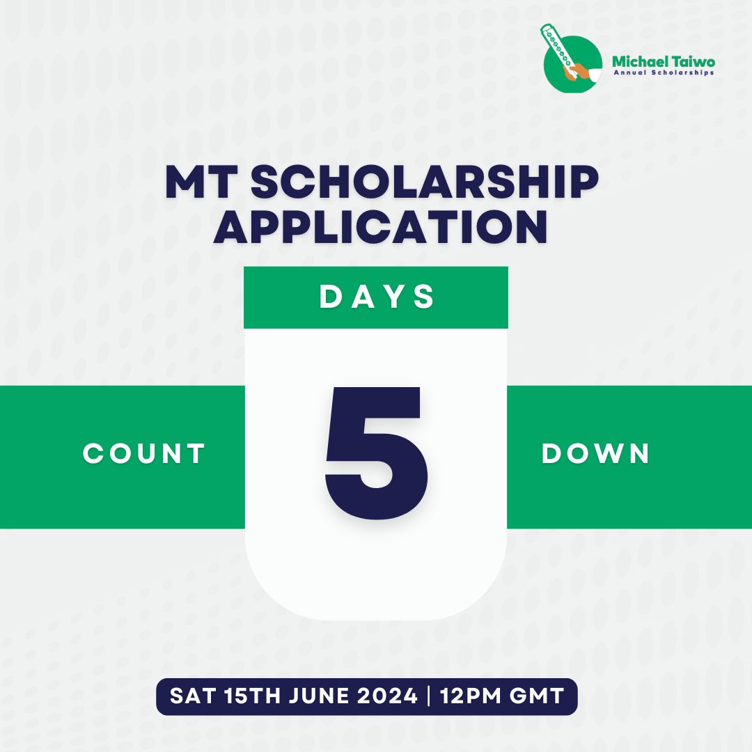MtScholarships's tweet photo. Try to find a distraction-free environment with a good internet connection to complete your application. It takes less than 30 minutes to apply for the scholarship.
#MTScholarshipApplication
#ApplyNow
#GradSchool
#Education https://t.co/6Yd4cX2kty