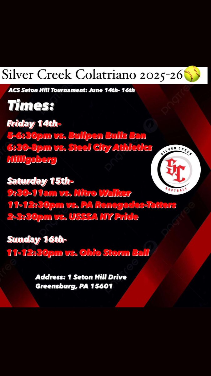 Emma Bogacki 2025 (@emmabogacki) on Twitter photo So hype for our tournament this weekend! Come and watch us ball out!
<a href="/KatieKoulianos/">Katie Koulianos 2025</a> <a href="/Pitt_SB/">Pitt Softball</a> <a href="/PITTcoachallard/">Jenny Allard</a> <a href="/PeacockSoftball/">Saint Peter's Softball</a> <a href="/chris_stelma/">ChrisStelma</a> <a href="/ZipsSB/">Akron Zips Softball</a> <a href="/KentStSoftball/">Kent State Softball</a> <a href="/Coach_LWood/">Lacy Schurr (Wood)</a> <a href="/MiamiOH_SB/">Miami Softball</a> @Coach2K_Miami @ckvierstra So hype for our tournament this weekend! Come and watch us ball out!
<a href="/KatieKoulianos/">Katie Koulianos 2025</a> <a href="/Pitt_SB/">Pitt Softball</a> <a href="/PITTcoachallard/">Jenny Allard</a> <a href="/PeacockSoftball/">Saint Peter's Softball</a> <a href="/chris_stelma/">ChrisStelma</a> <a href="/ZipsSB/">Akron Zips Softball</a> <a href="/KentStSoftball/">Kent State Softball</a> <a href="/Coach_LWood/">Lacy Schurr (Wood)</a> <a href="/MiamiOH_SB/">Miami Softball</a> @Coach2K_Miami @ckvierstra