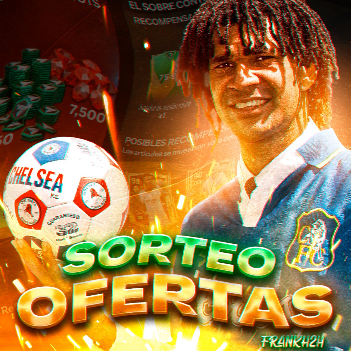 🛑SORTEO DE 4 OFERTAS DE 750FP 🛑

Requisitos:

🟢Seguirme en Twitch
twitch.tv/frankh2h
🟢Colocar +2 en el chat de Twitch 
🟢Dar RT &amp; Mencionar a un amigo en este Tweet 

--
ESTAMOS ACA YAAAA

twitch.tv/frankh2h

MUCHA SUERTE A TODOS ❤

Gfx @Bastianffm 🏆