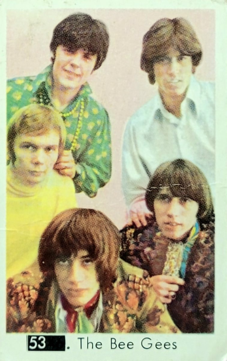 bgscucumbercas1's tweet photo. Something fun from my personal collection Pt. 4
Card appears to have been created as a puzzle on the backside..collect all cards & form a larger size of a photo.
#TheBeeGees #BeeGeesFive #Dutch1968 #Card5346 #CardCollector #CollectableCard #TradingCard @BeeGees @MelouneyMusic https://t.co/cdXo0h4nrg