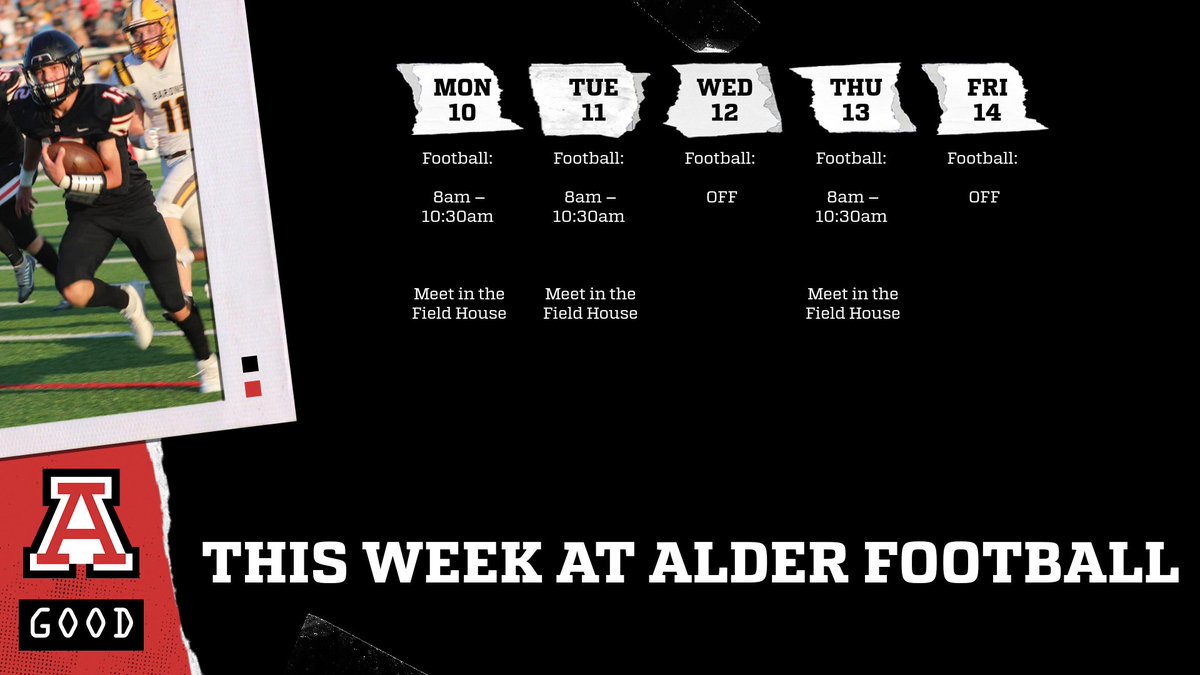 Jonathan Alder Football (@alder_football) on Twitter photo DEFENSIVE WEEK!!! We are going to meet in the Field House to start things off. This is going to be a great week of DEFAULT AGGRESSIVE focus! #Good #TCOB <a href="/AlderSchools/">Jonathan Alder Local School District</a> <a href="/AlderHS/">Jonathan Alder HS</a> <a href="/AlderAthletics/">Jonathan Alder Athletics</a> <a href="/JAHSathboosters/">JA Athletic Boosters</a> DEFENSIVE WEEK!!! We are going to meet in the Field House to start things off. This is going to be a great week of DEFAULT AGGRESSIVE focus! #Good #TCOB <a href="/AlderSchools/">Jonathan Alder Local School District</a> <a href="/AlderHS/">Jonathan Alder HS</a> <a href="/AlderAthletics/">Jonathan Alder Athletics</a> <a href="/JAHSathboosters/">JA Athletic Boosters</a>
