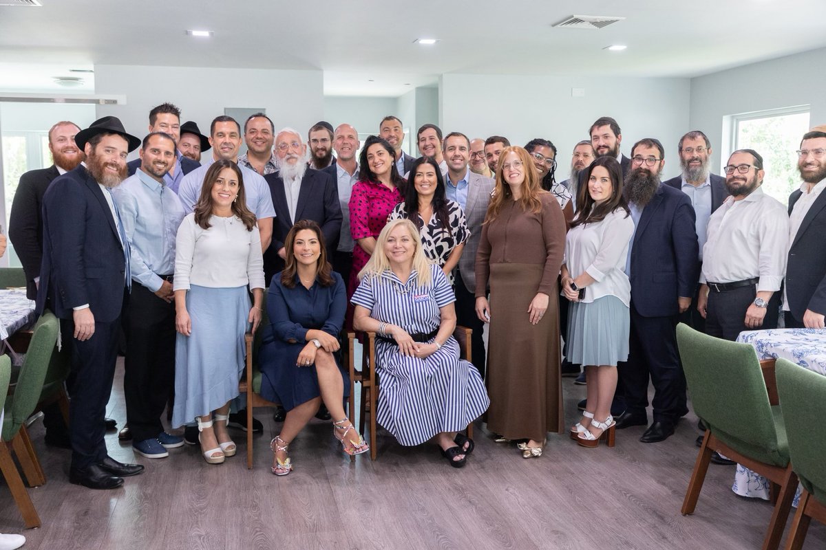 M___Morgenstern's tweet photo. Honored to emcee a fantastic breakfast w/ Coral Gables Mayor @votevincelago, State Senator @AlexisMCalatayu, former Rep @AlinaGarcia, Clerk of Courts and Comptroller @ClerkJFB Juan Fernandez-Barquin, Doral Mayor @ChristiFraga, and 17 Chabad Rabbis/Rebbetzin teams from South Florida. 

Amazing to see our community leaders come together and share wisdom. 

Particularly moved by Rabbi Yaakov Felligs’s @JewishGrove vort on the Torah. He explained that taking is a bodily act, while giving is a soulful one. In this light, our elected representatives bear a divine responsibility to give to their constituents rather than take. This insight is the true essence of leadership and public service.