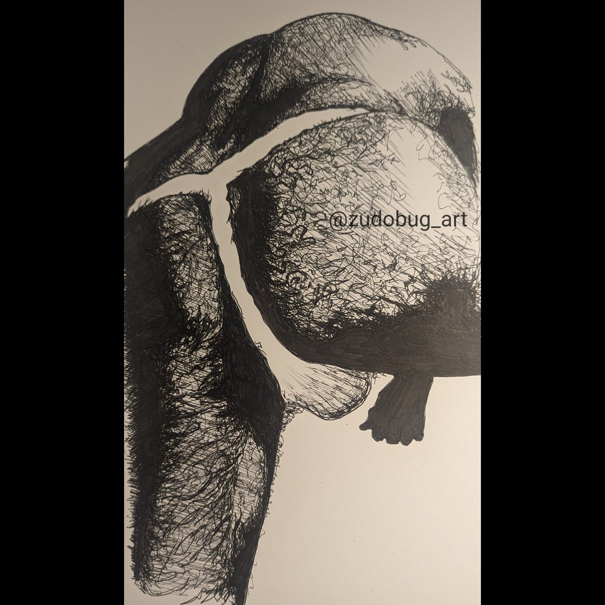 zudobug_art's tweet photo. #fundoshi #gayfundoshi #queerart #hairybum #hairyarse #hairyass #beararse #bearass #bearunderwear https://t.co/f5ofwtrEox