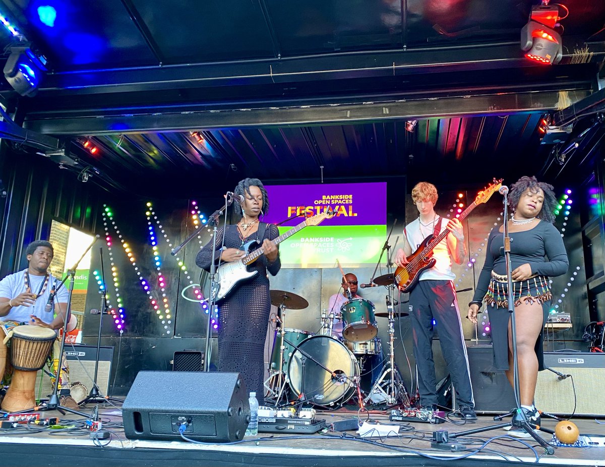 quadrafon's tweet photo. @ESE_music82 smashed it at Bankside Open Spaces Trust Festival yesterday. Next stop - @CrazyCoqs on 20th June! Tickets here: https://t.co/Bo4vutXUU6 https://t.co/9f71hXPKVf