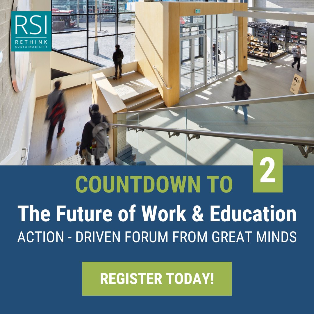 Only 2 days left to book your pre-event tour of the ground-breaking George Brown College Waterfront campus. Seeing the eco-friendly technology that went into this building will be a great leadup to The Future of Work and Education Forum.

Register now: ow.ly/qjPF50SbGLp