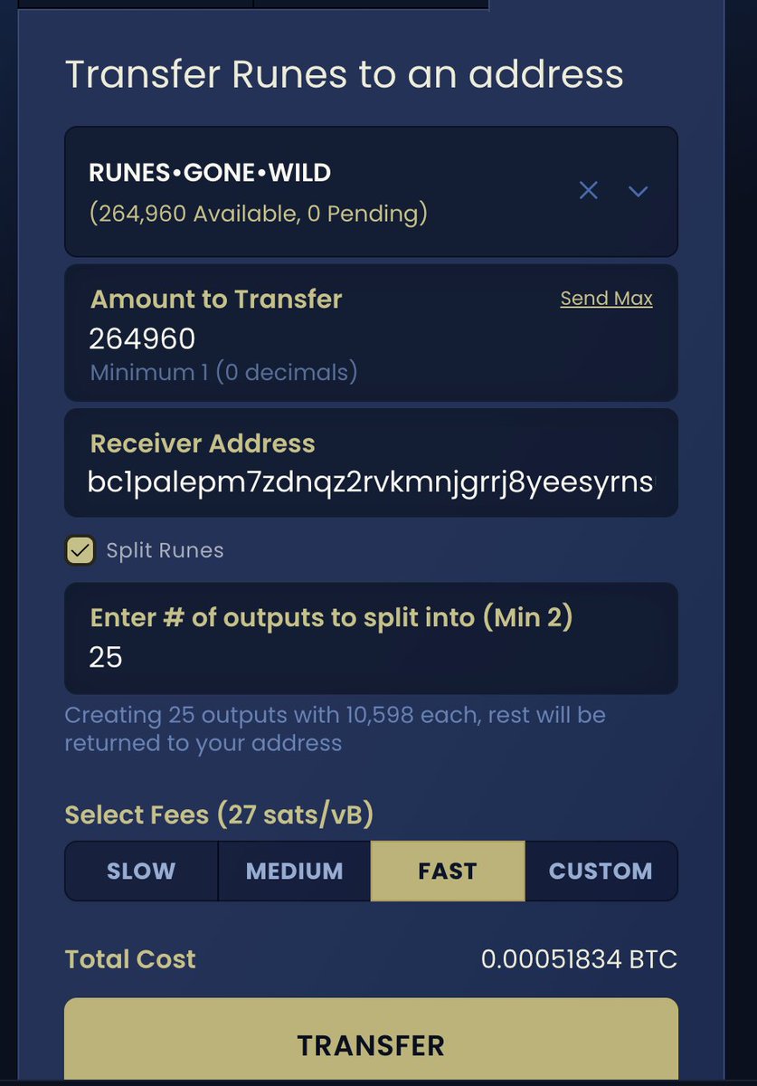 0xChemistt's tweet photo. Let's talk Splitting Runes

1st off, Split your fvking runes lol pay the $10 or whatever to just split them. 

The lower the MC you enter the more splitting you should do. For example this rune is sitting around 200k mc. If it does a 5x from here to a milly then I want my little bags to be proportionate to what I will likely sell at that point. 

A 10k of this rune rn is around $30. If i plan on selling some at 1 Million MC that that 10K would be $300. The size of clips I like for runes floors is anywhere from like $50 to $300. I think that's a reasonable entry for someone and you can ask a bit of premium for these size clips. 

Of course sometimes something runs and you can split on the fly and make the splits proportional to the current MC but I've been leaning towards just splitting as soon as I buy a bag. 

Splitting sucks ngl but part of the eco rn!