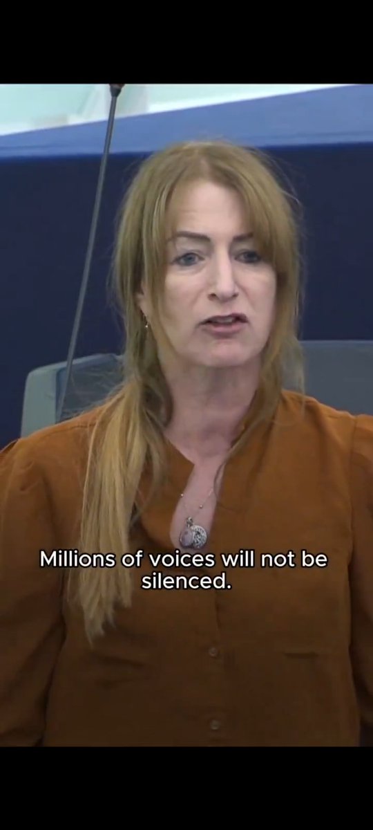 The moment she was silenced: