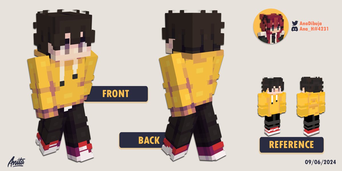 Minecraft Skin (Reshade) - @Kinsito_X

¿❤️🔁💬?

behance.net/ana_h