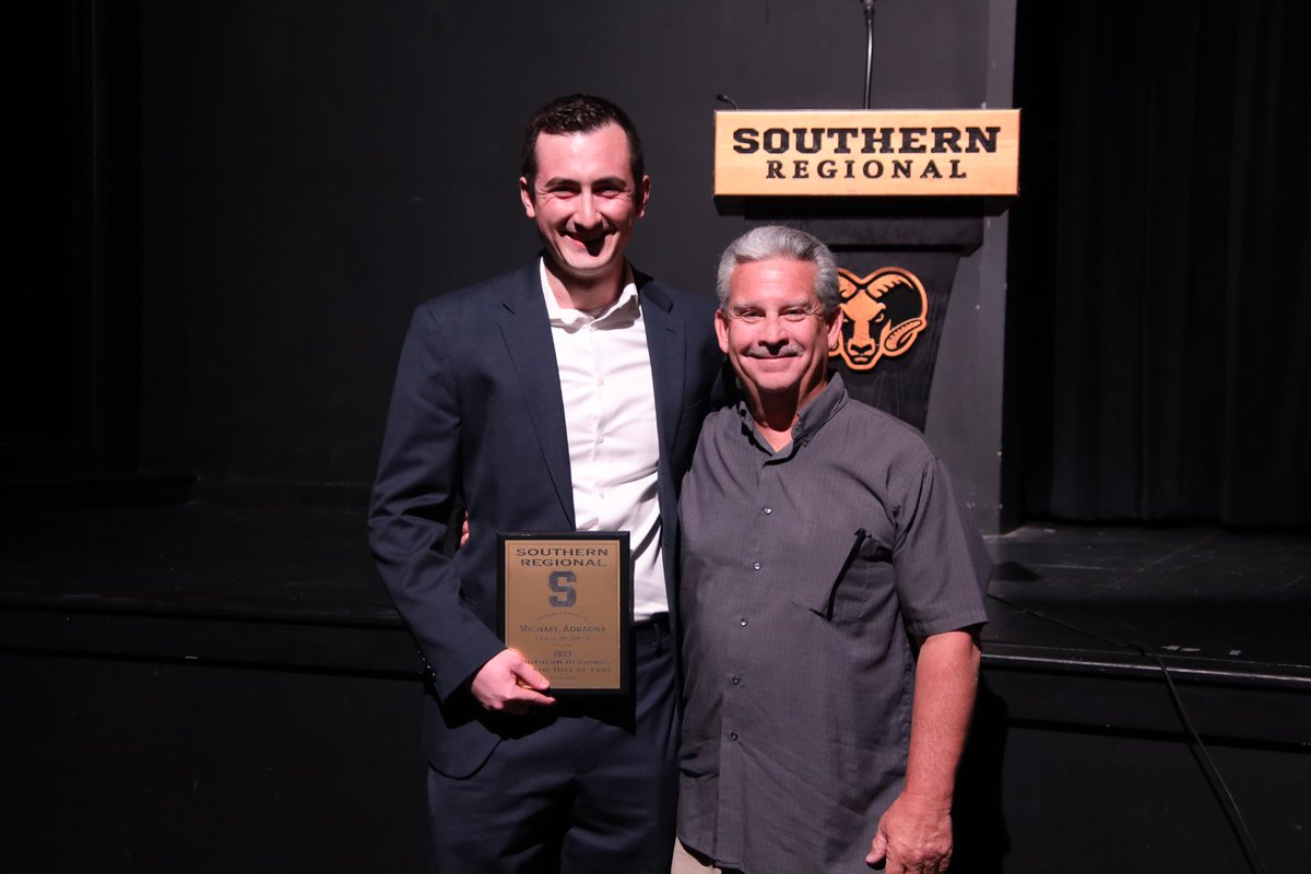 Congratulations <a href="/SouthernRamsLAX/">SouthernRamsLAX</a> Alum Mike Adragna on his selection into the SRHS Hall of Fame "Class of 2023" #RamPride #609 <a href="/JohnPampalone/">John Pampalone</a> <a href="/JinksMike/">Mike Jinks</a>  <a href="/TAPStaffordLBI/">TAPinto Stafford/LBI</a> <a href="/BiggySandPaper/">David Biggy</a> <a href="/Bob_Badders/">Bob Badders</a> <a href="/FDUDevils/">FDU Devils Athletics</a>