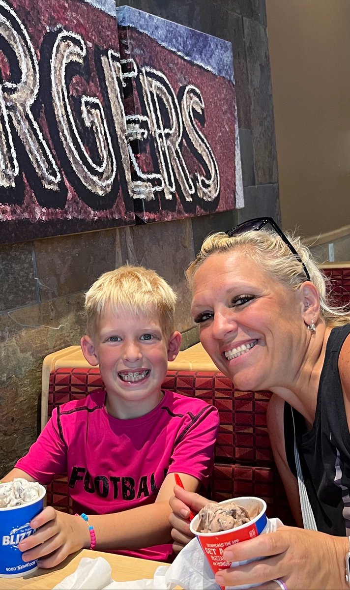 Enjoying some ICE CREAM on this hot day! #ACESUMMER24