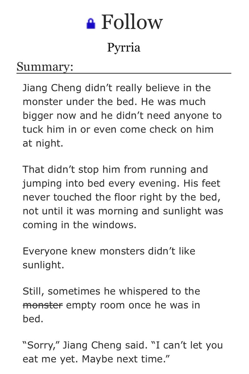 PyrriaWrites's tweet photo. JC has a friend who lives under the bed. At least, he thinks it’s a friend. https://t.co/W8i1FT52UT #12DaysofMingCheng https://t.co/dDlmys9afh