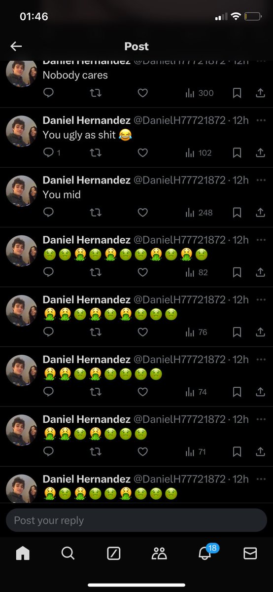 bryanritchie161's tweet photo. @DanielH77721872 @taylerhillssxo @mrfunny____ Something is not right with you https://t.co/6q3mS1dMyW