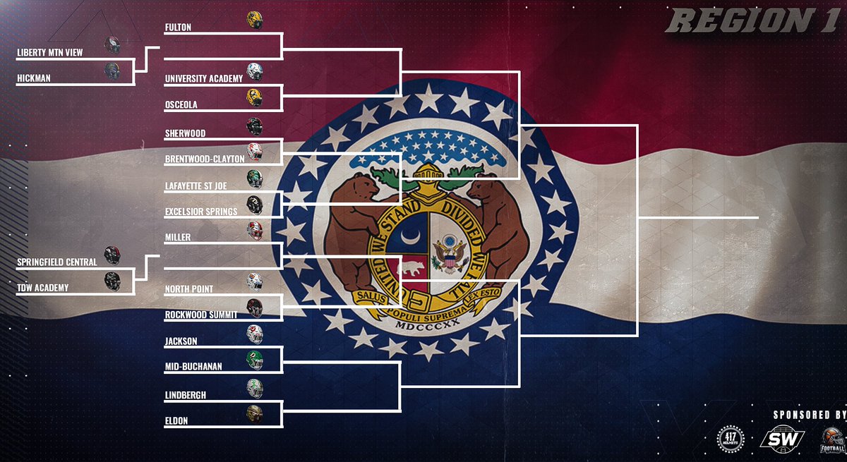 Region #⃣1⃣ of the '24 #MOHelmetChallenge!

Voting for first round matchups will go live tomorrow ⏰

Some heavy hitters and intriguing matchups. North Point/Summit in round 2 could go off. 

Who's the favorite? Who's the sleeper that comes out of nowhere and makes a run?
