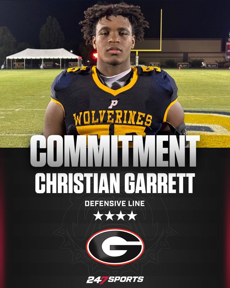 benjaminwolk's tweet photo. Spoke with Georgia’s newest commit @Christiangarr53 this evening about his decision to choose the Bulldogs. He tells the story from Kirby Smart’s office. 

“I really felt it. I felt like I couldn't leave without committing.”

🐶 https://t.co/czMvYLchzL https://t.co/JiJVq6beai