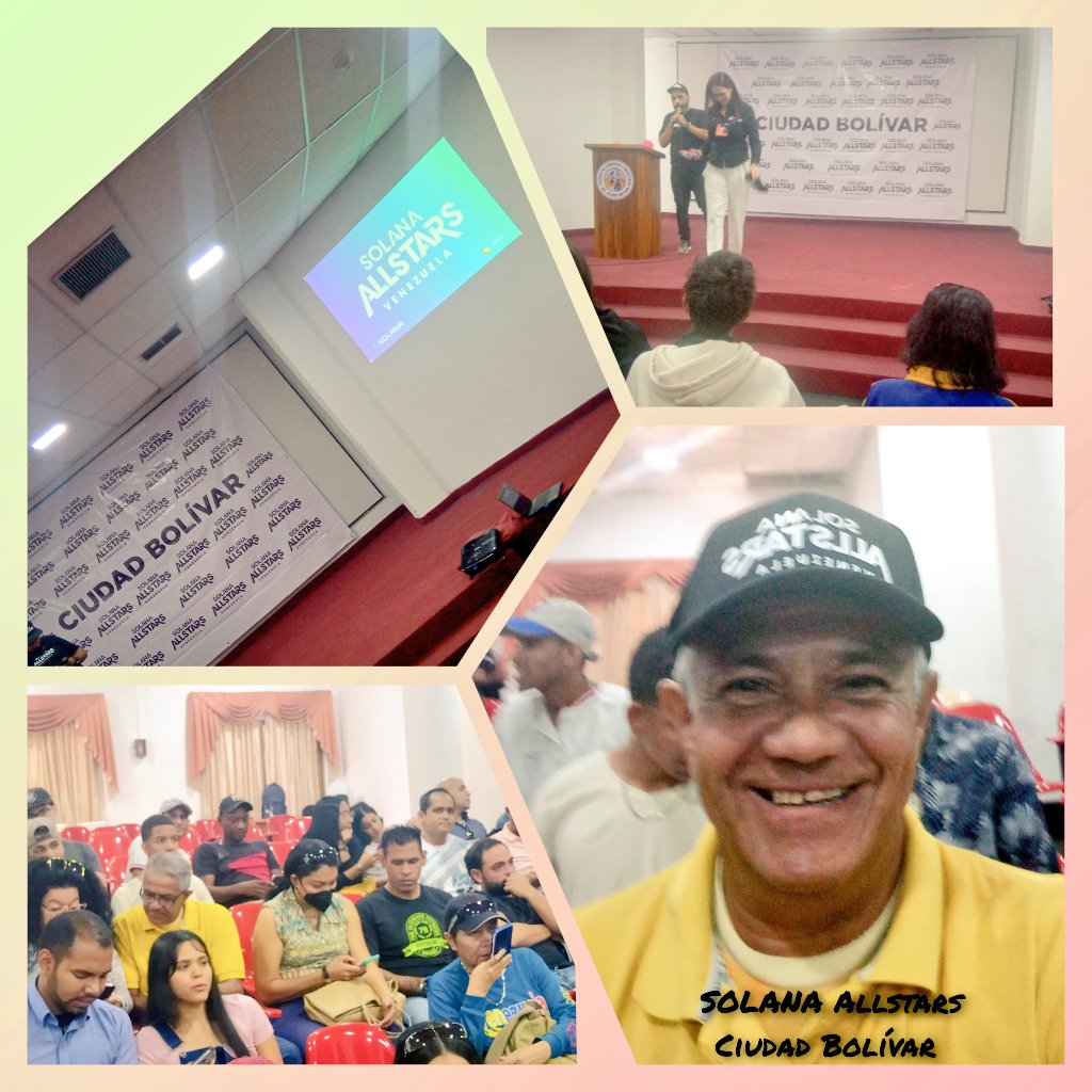 MarreronJ's tweet photo. Recuerdo ver invitación x Ig #Solana y registrarme al 1er Evento en #CiudadBolivar queriendo #aprender @elchuo160 inició y #Conecto a Presentes c sus experiencias y abrirnos camino a #Crecer con @SolanaAllstars y @AllstarsVEN y también gane Mi gorra ..!! #SolanaAllStarVzla https://t.co/PnLwKMTBda