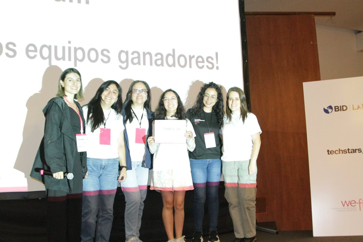 TSWWomenEcuador's tweet photo. ¡Felicidades a los equipos ganadores! 

Grandes ideas se vieron en este @Startup Weekend #WomenEcuador de @Techstars impulsado por @WeXchange y @el_BID

🎉 Felicitaciones a todas las participantes por su talento, esfuerzo y dedicación 🌟. 

#TechstarsEC #WeXchange #MujeresSTEM https://t.co/7lw53cQmUI