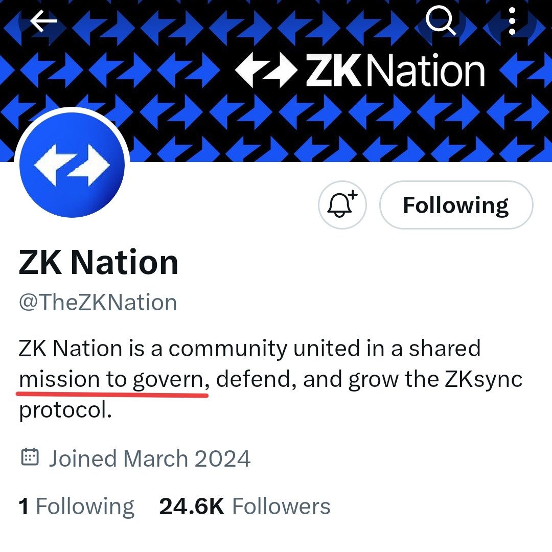 CryptoTeluguO's tweet photo. 💥Tomorrow is the day

🪂 $ZK

🆕 @zksync just announced new account @TheZKNation
🫨This could be similar to foundation

🧑‍🚀Mission to Givern
🤩Tomorrow will be the checker drop

🤔What do u think, let me know in comments

💙Like
🔁RT https://t.co/W0EFdb8LiD