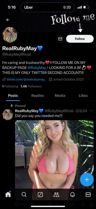 Just want to let everyone know neither of these accounts are mine, please report them! Thank you https://t