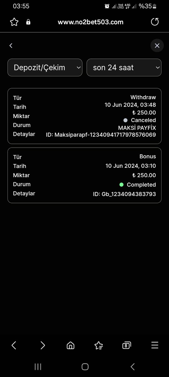 250 deneme talebinde verdik tesekurler