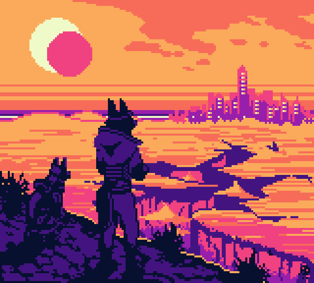 Furality Umbra - A pixel art piece I made for the Dealer's Den art Gallery in <a href="/furality/">Furality</a>