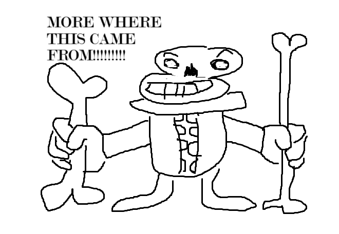 AgentTHekat's tweet photo. @tobyfox haha! this guy's got bones!! lots of themmm!!!!! https://t.co/kVDJJQKNvb