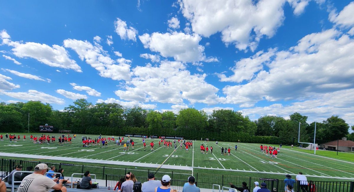 Another day to get better‼️ Can’t thank all of the coach at Lake Forest enough. Huge thanks to <a href="/LFC_FOOTBALL/">Jim Catanzaro</a> for this great opportunity to get better. ⚒️🪨⚒️#POUNDTHESTONE.