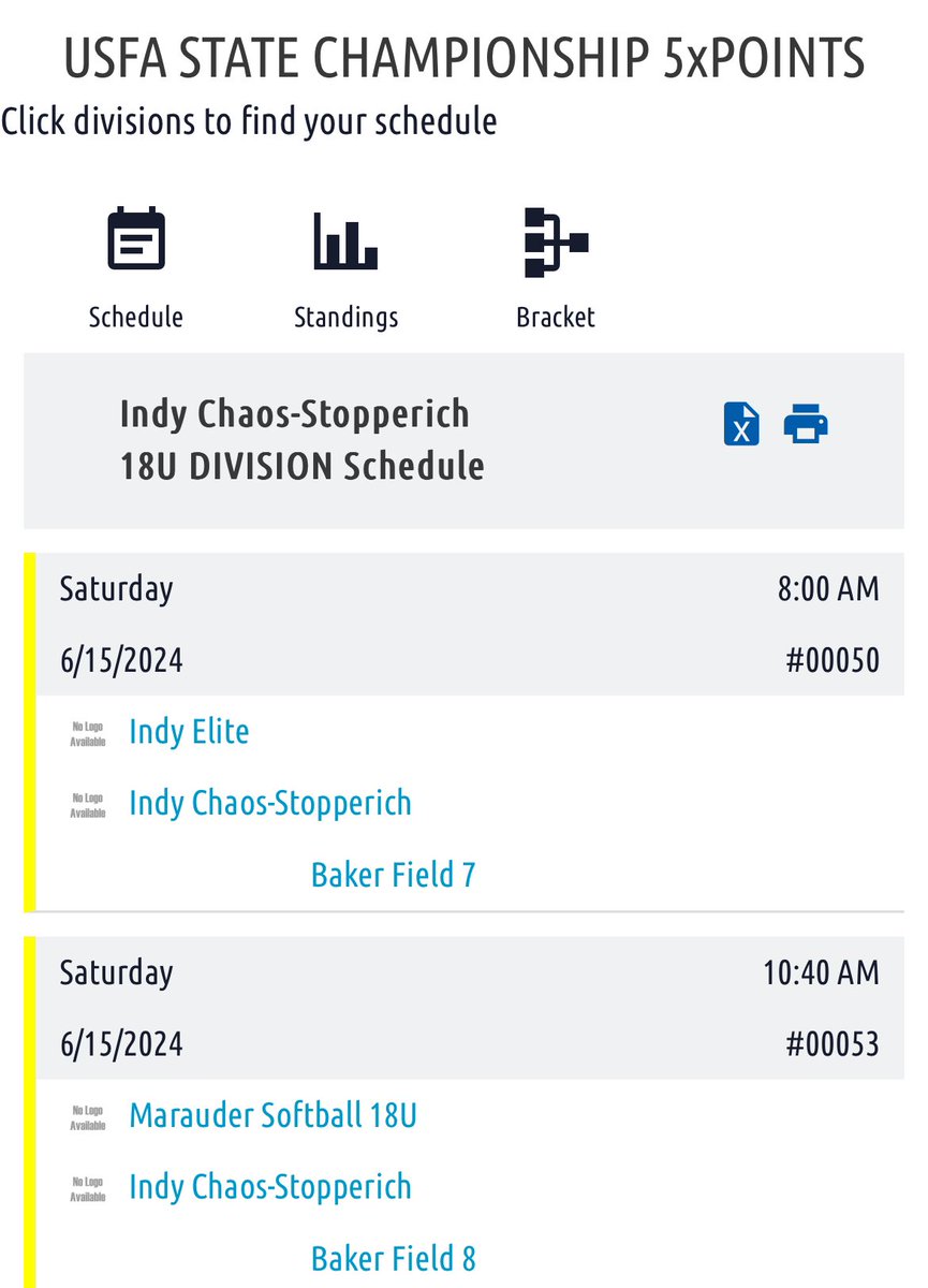 School is out and high school 🥎 is over. We’re back next weekend for the Indiana USFA State tournament in Plainfield!