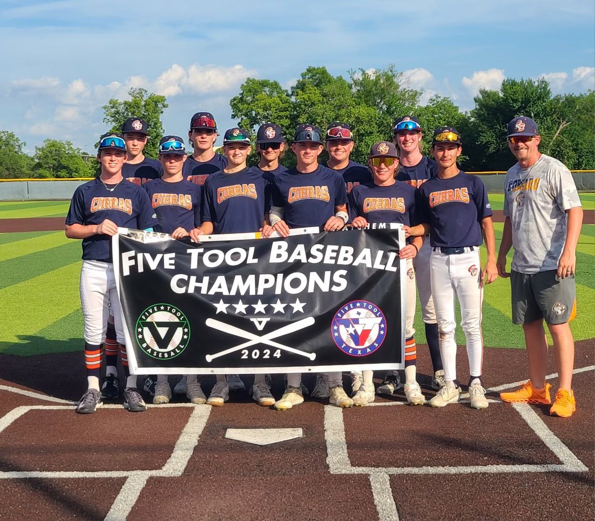Congrats to 15U Walcott. Five Tool Champs. Nice work boys!
