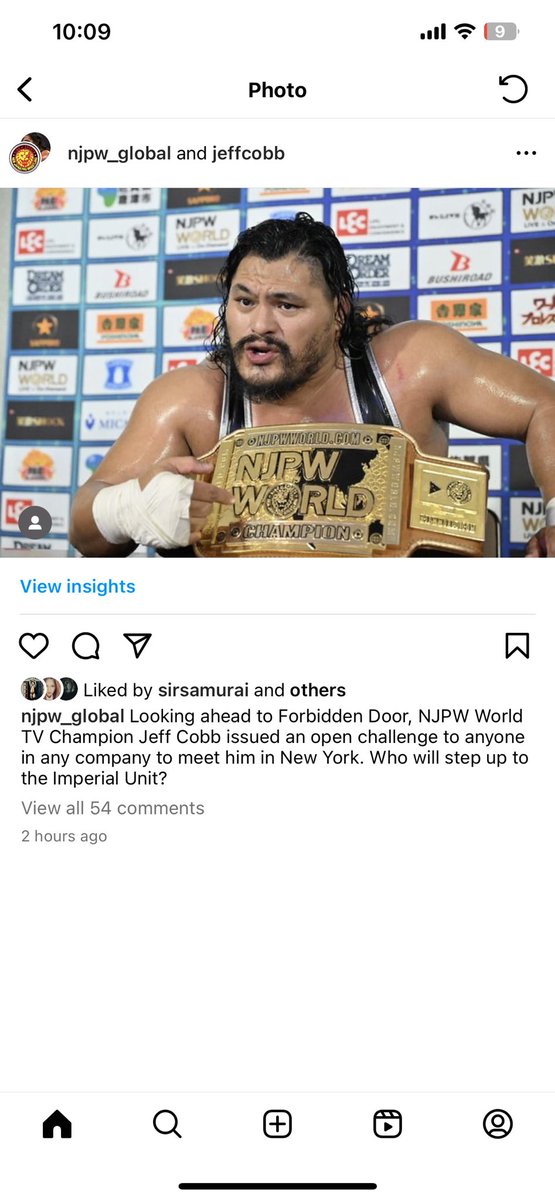 RealJeffCobb's tweet photo. Let me be VERY clear. I currently do not have a match at Forbidden Door, nor is this a way to pressure anyone into making a match. I am willing to go the route of our sister company and just let any non deserving person a shot at this championship. As of now, no one has stepped up. If I’m there, I’m going to fight, if not, I’ll happily enjoy a day at the beach, blast my new DeBarge album with a nice good ol fashioned bbq….. @JRsBBQ any good tips?