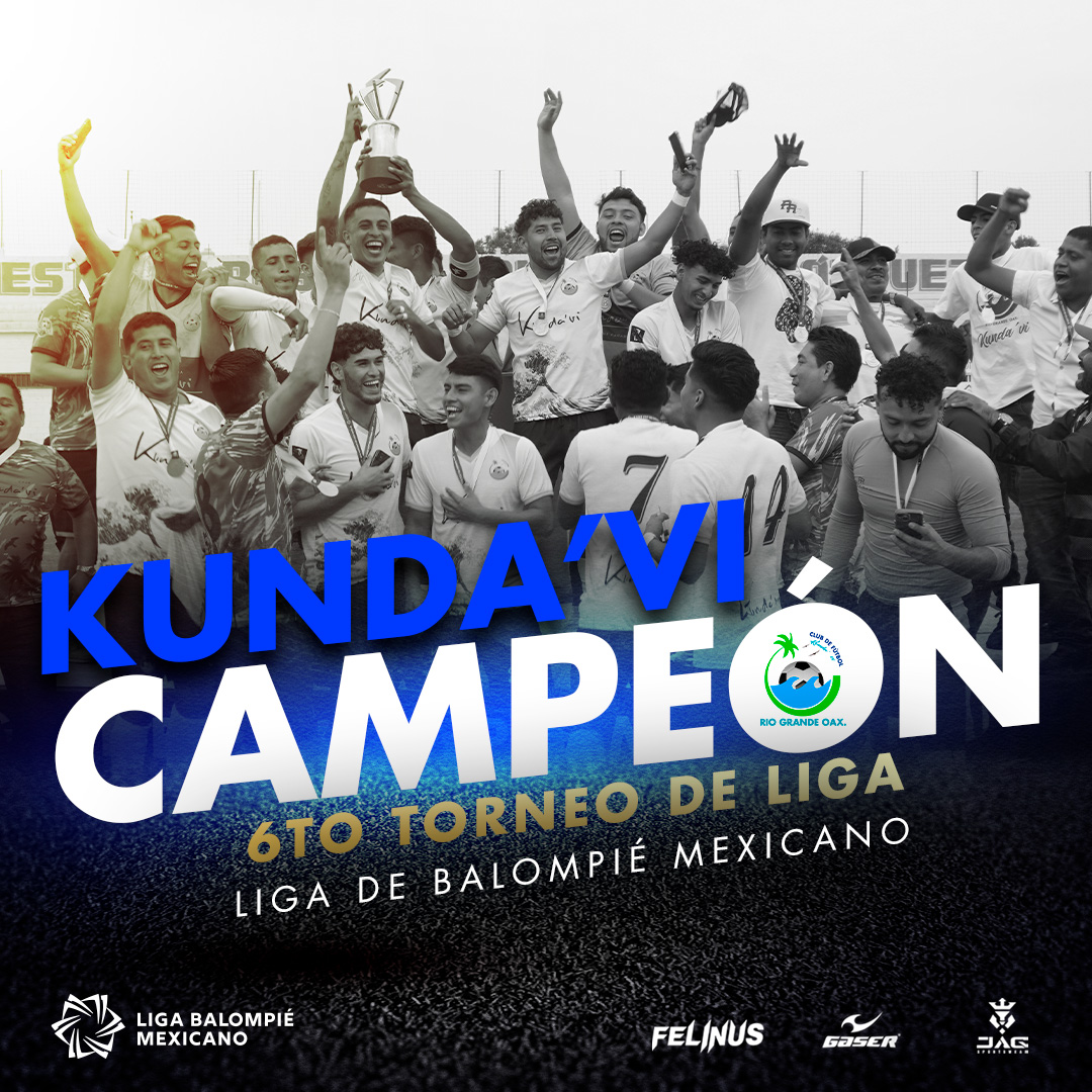 ¡Histórico!  El Club Kundavi FC  se corona campeón de este sexto torneo de liga.

¡Felicidades por esta gran hazaña! 

#Campeón #LaEvoluciónDeLaPasión #BalompiéMexicano #LBM #PorAmorAlBalompié #SomosBalompié #FinalVuelta
