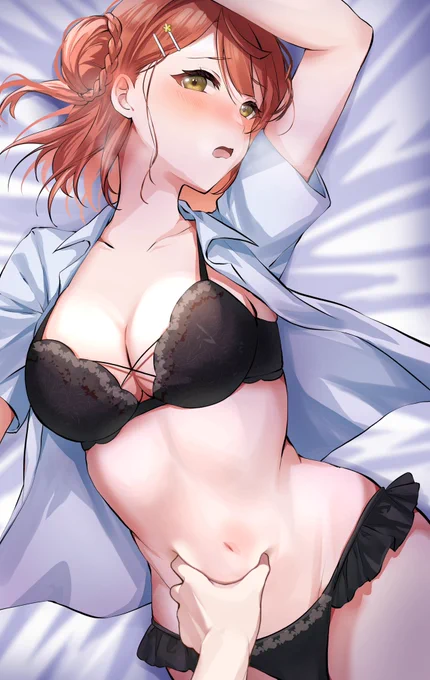 お借りしましたお腹掴みたくてこの歩夢ちゃん描いたまである 