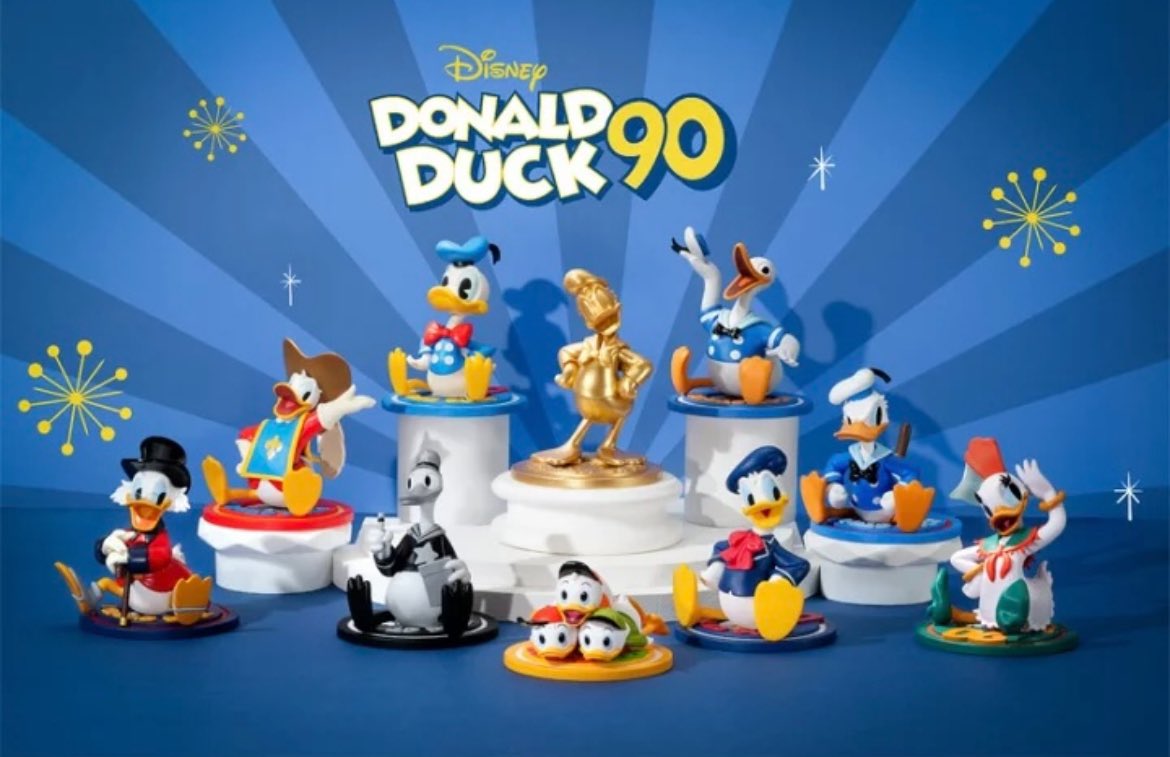 Disney POPMART ポップマート ドナルドダック 90周年シリーズ 全10種