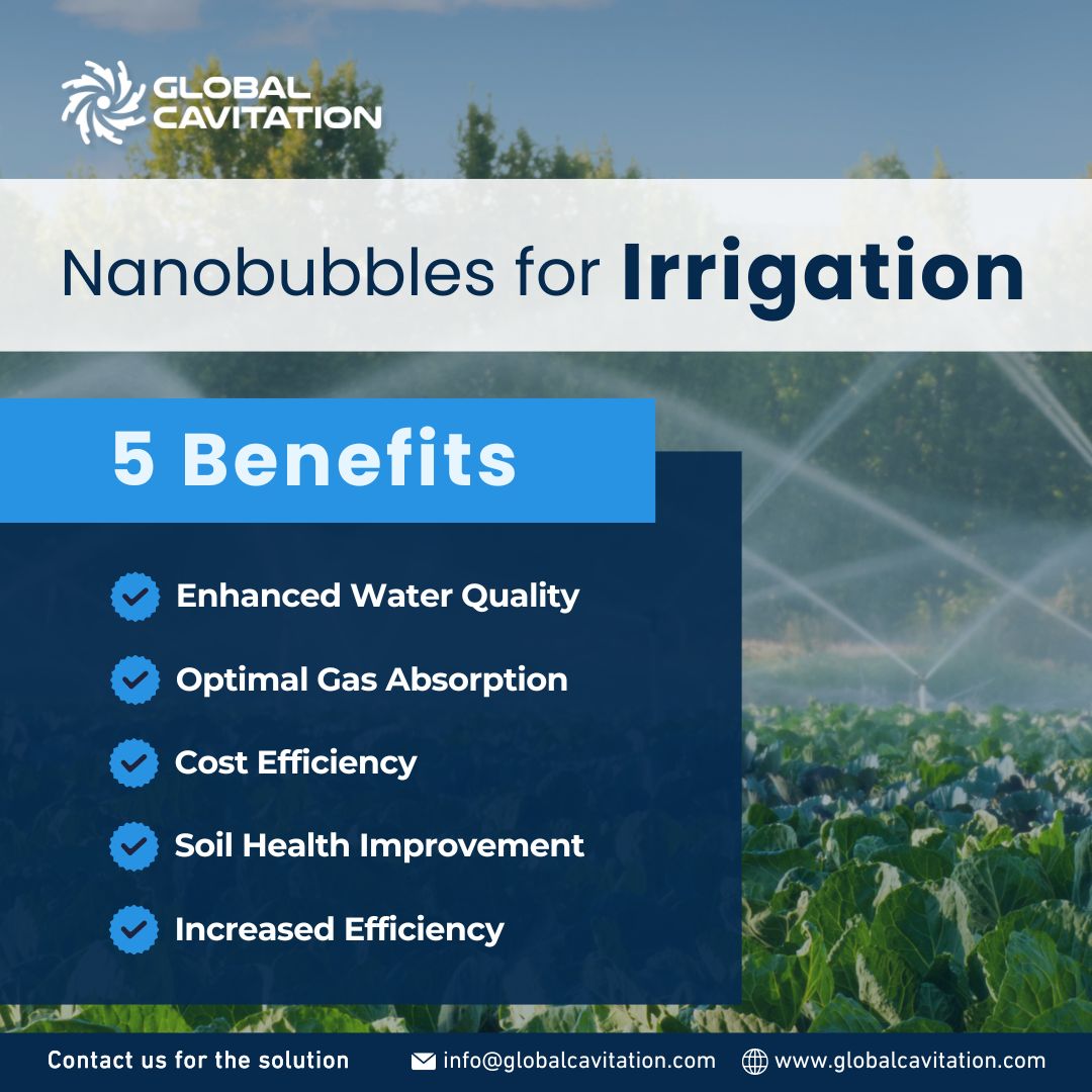 cavibubble's tweet image. Discover the game-changing benefits of nanobubble gas infusion in irrigation systems🌱

Find out more about nanobubbles for agriculture at globalcavitation.com/agriculture/

#Irrigation #NanobubbleTechnology