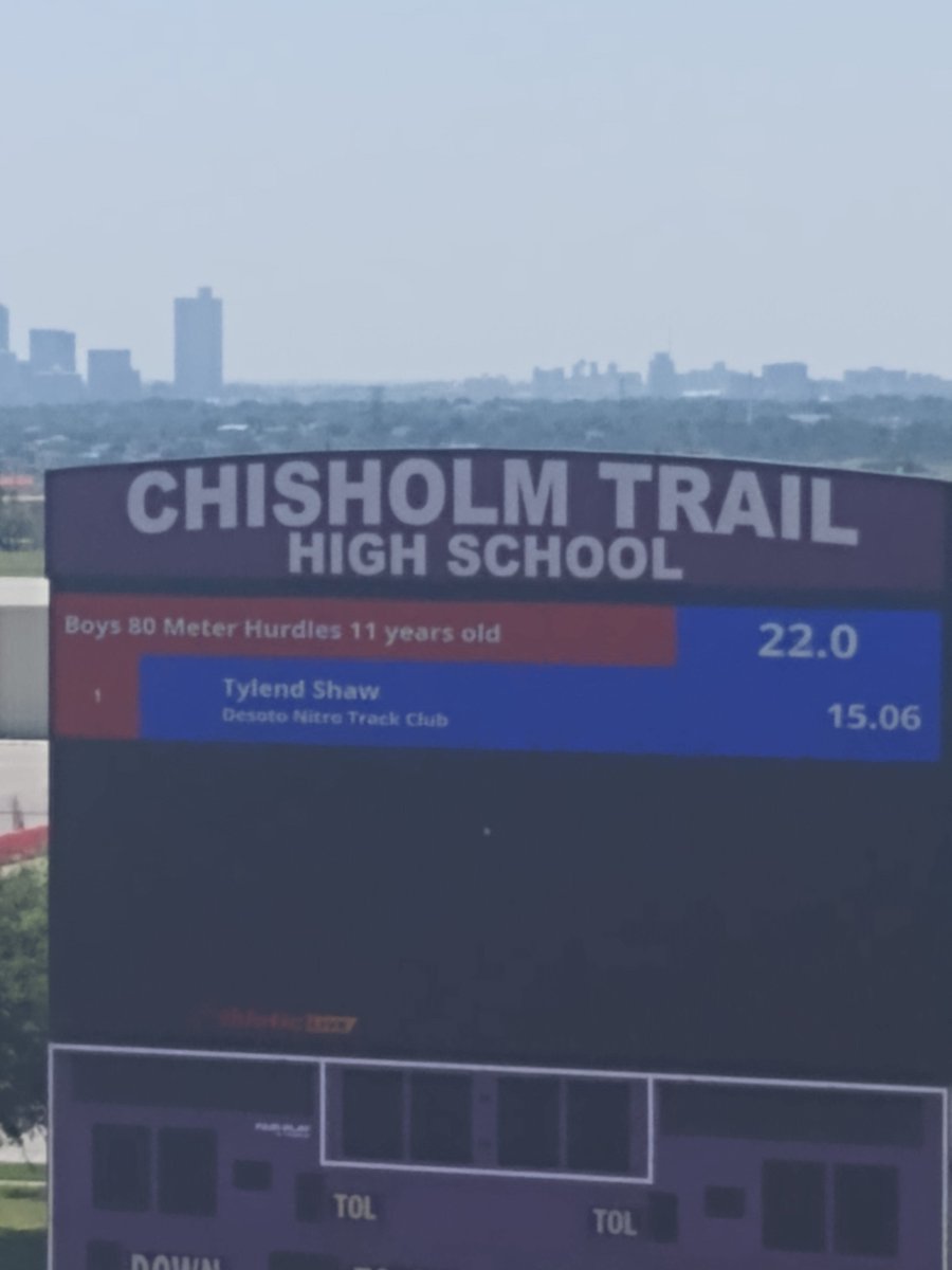 LGEEZY1999's tweet photo. Went to the District AAU track meet at Chisholm Trail today to watch my guy @MakhiLand &amp; ended up getting a great ticket saw @pilargarc1a @ariagood08 @thekennedyjade  @tee_2029 &amp; Antoine.  So proud of my current &amp; former athletes from @ByrdMSAthletics  going out &amp; competing. https://t.co/kFA1vW3fjH