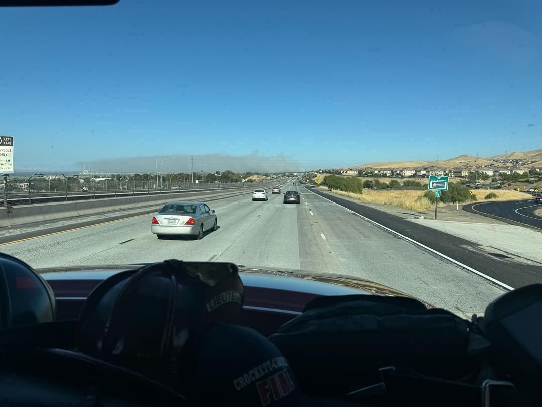 FireCrockett's tweet photo. E277 is now in quarters providing station coverage at @ContraCostaFire Station 82. The John Fire is now 40% contained at 55 acres. For updates, follow along at @watchdutyapp
John Fire @ 2200 block John Henry Johnson Pkwy, Pittsburg - #JohnFire https://t.co/fiwKKtwUYs https://t.co/yZ1VrQ3r09