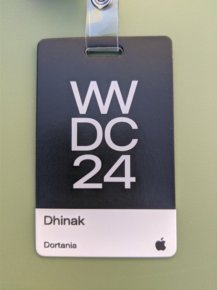 dhinakg's tweet image. #WWDC24