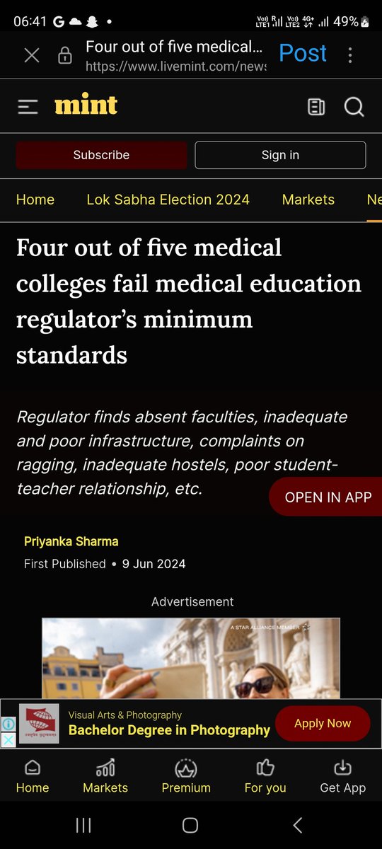PBMCI's tweet photo. @tachycardios @Shubham022_ @DrDhruvchauhan Kindly prove that they r not of "mbbs in russia" type with ur great IQ.

And if none of Indian Medical colleges including #CorruptAIIMS could not make it to d list, doesn't it prove that all of them r of "mbbs in India type @tachycardios ?

Latest news from today

गद हा हमारा है https://t.co/uWvNnVLDVy