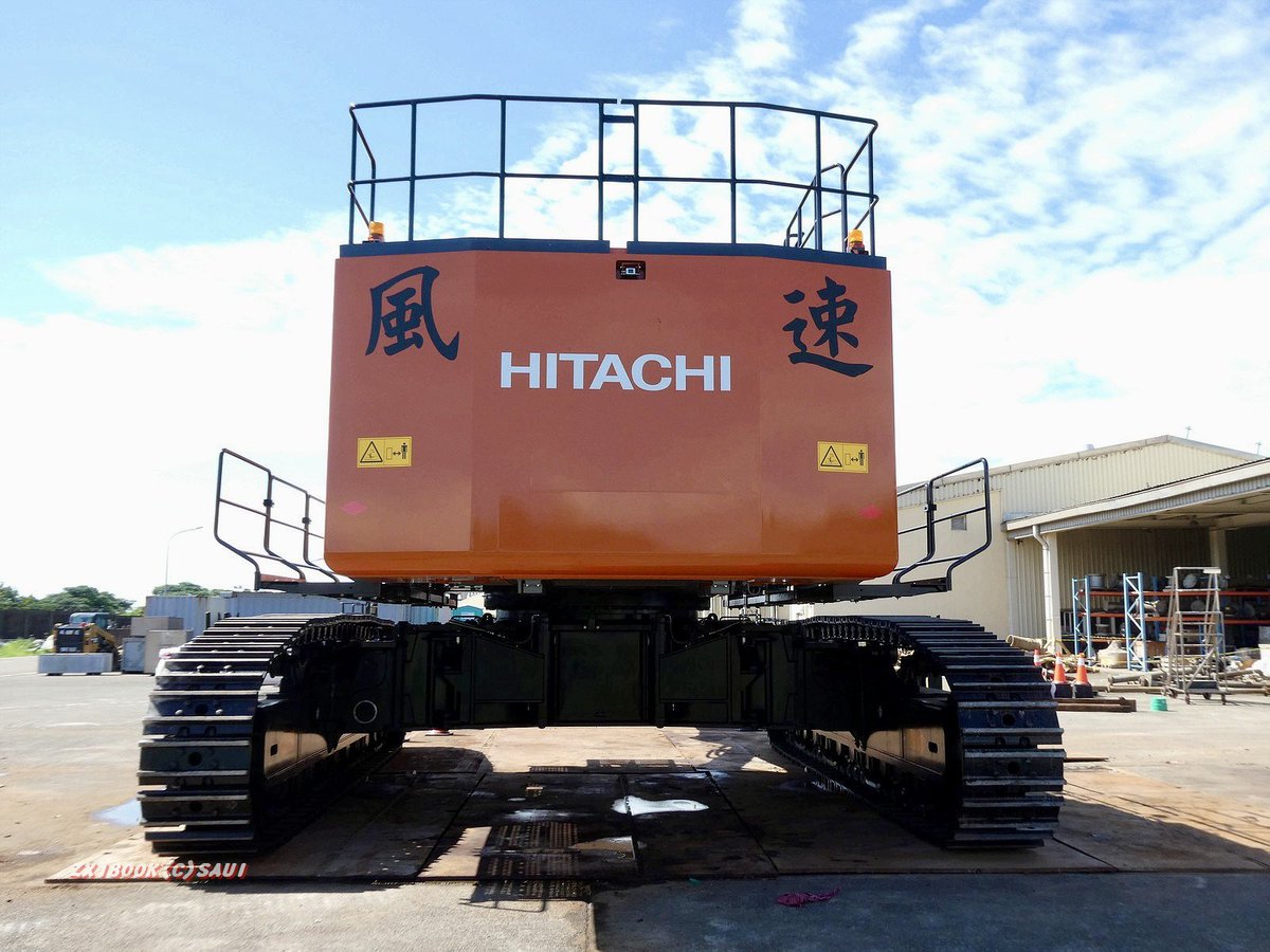 HITACHI ZX1800K 全台最大！全新拆樓機！ 風速營造#zx1800k #日立建機