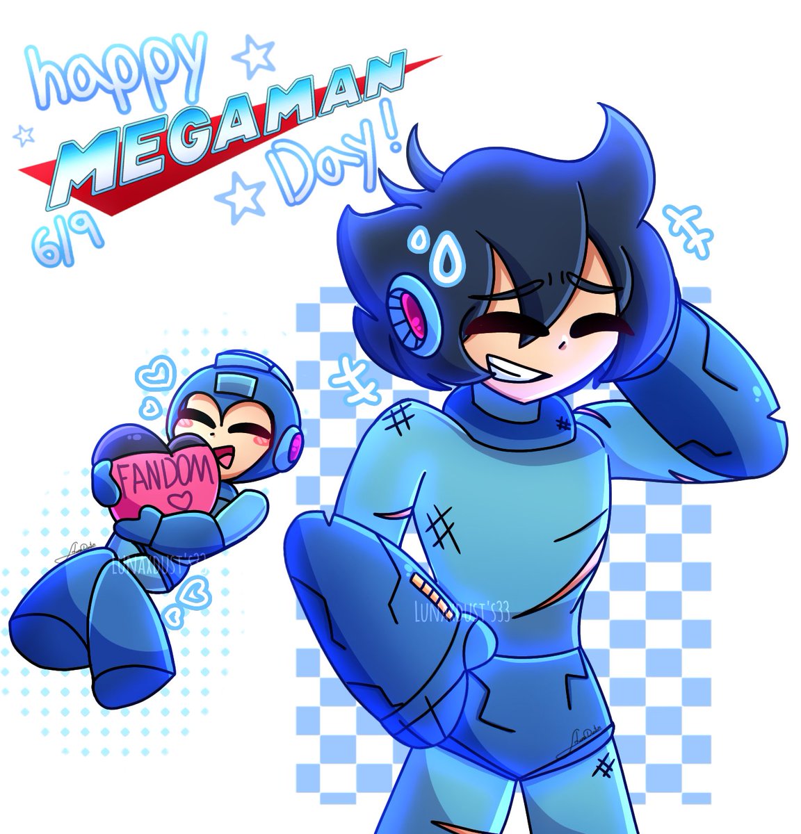 Lunaxdusts33's tweet image. ¡Happy Rockman Day Everyone! 💙
------
#Megaman #TLにロックマンが足りない #Rockman #MegamanXDiVE #RockmanXDiVE #ロックマン #ロックマンXDiVE #Capcom