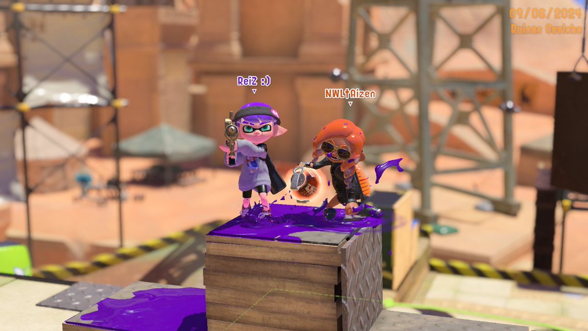 ReizCookie's tweet photo. We won Dual Ink 186 :]
Me || Splash *no hace nada*
@Axl2114 || Machine  *hace todo* https://t.co/84BlvRyA1h