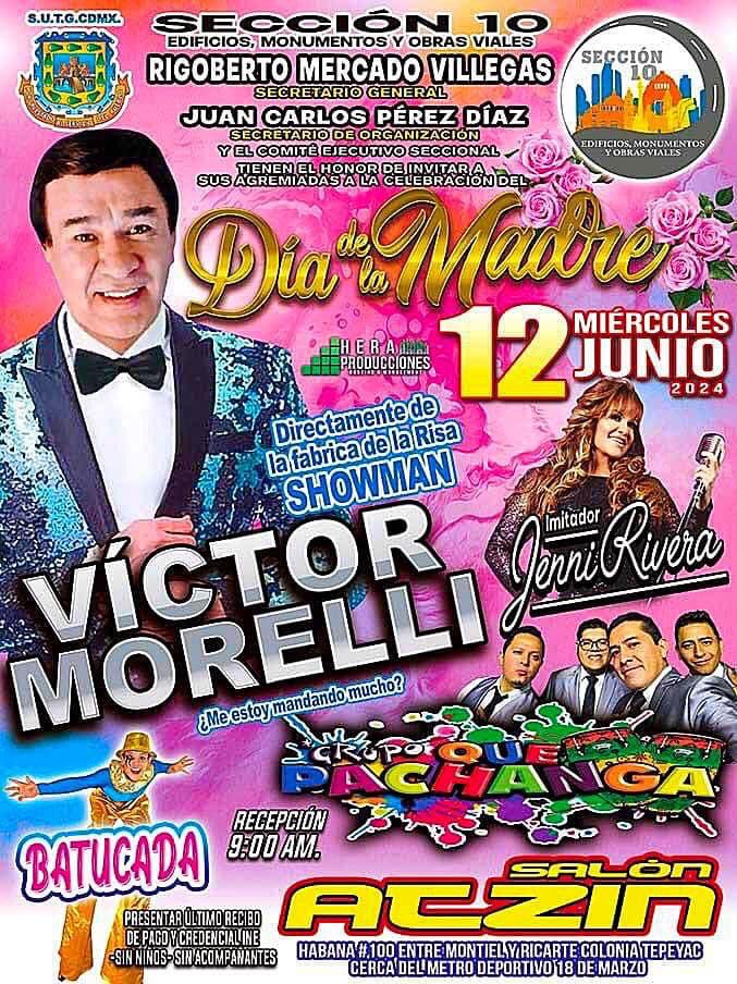 VictorMorelli's tweet photo. Confirmado 12 de Junio Salón Atzin (CDMX) un Show a toda Madre! https://t.co/MQof71NQt1